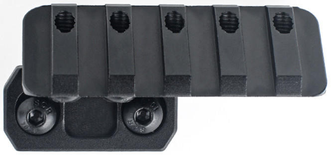 ACW Offset Picatinny Mount for M-LOK Rails, Black