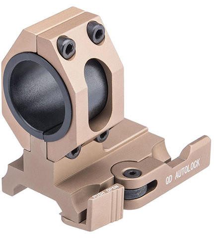 ACW Single 30mm Tactical QD Scope Mount, Dark Earth