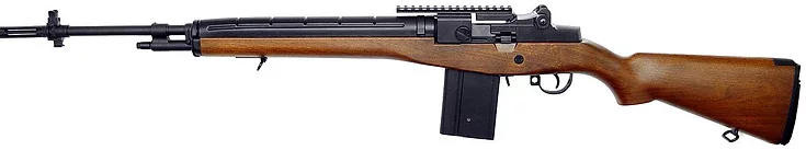 AGM MP008 M14 AEG Airsoft Rifle w/ Battery & Charger, Brown