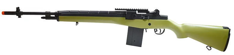 AGM MP008 M14 AEG Airsoft Rifle w/ Battery & Charger, OD Green