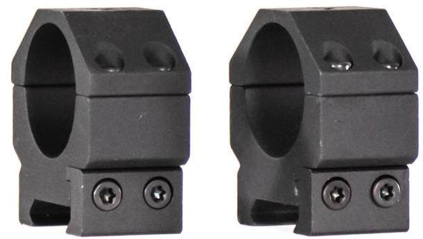 Aim Sports 1" Scope Ring Low/Picatinny, Black