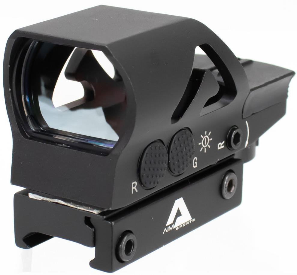 Aim Sports 1x34mm Full Size Reflex Sight, Black
