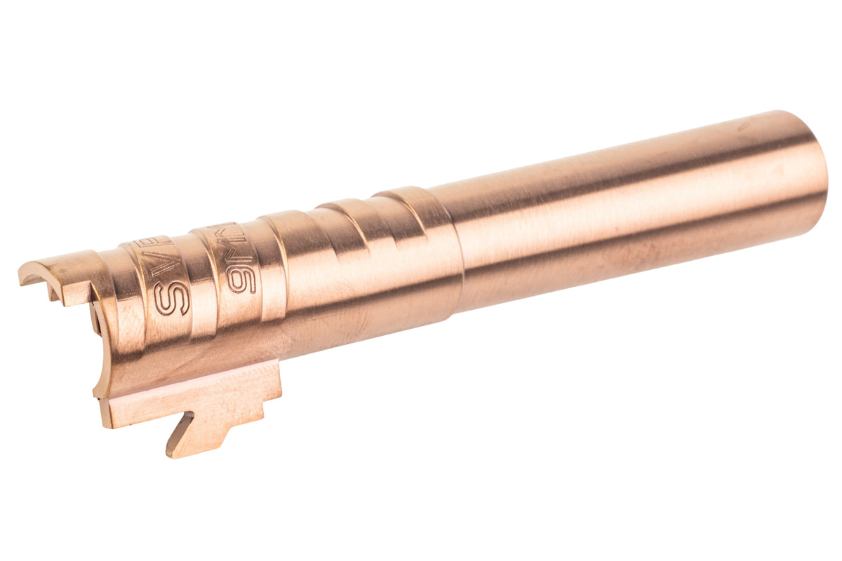 5KU Infinity SVP Stainless Steel Outer Barrel For Tokyo Marui Hi Capa 4.3 GBB Airsoft (9mm Marking/
