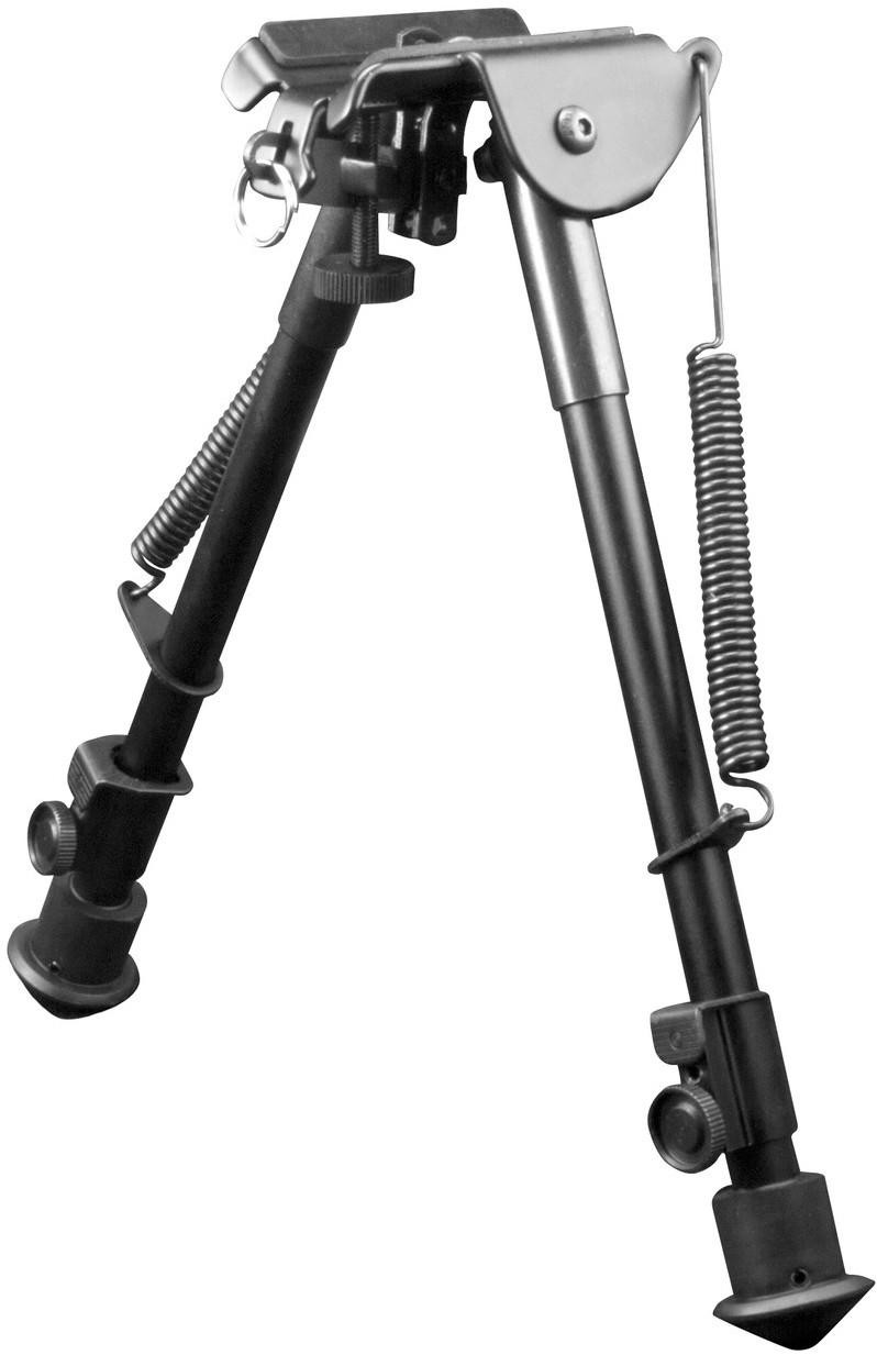 Aim Sports 9" H. Style Spring Tension Bipod/Medium, Black