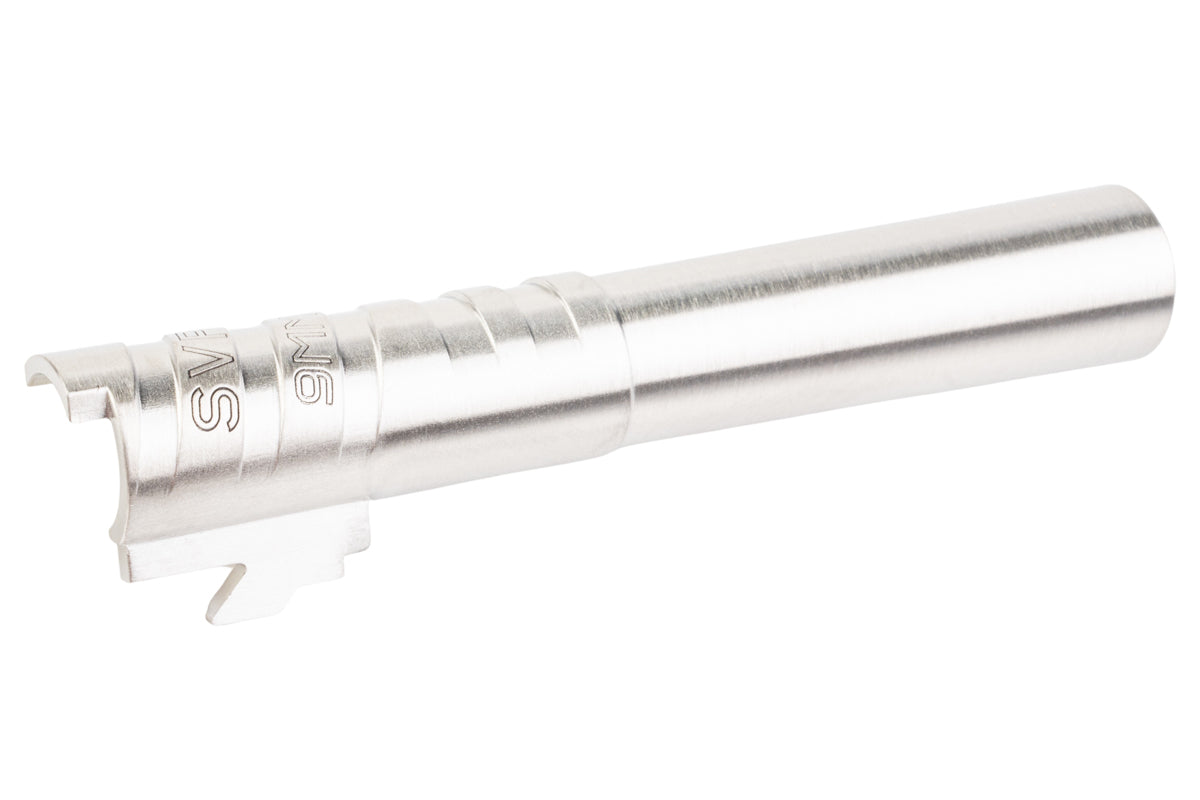 5KU Infinity SVP Stainless Steel Outer Barrel For Tokyo Marui Hi Capa 4.3 GBB Airsoft (9mm Marking/