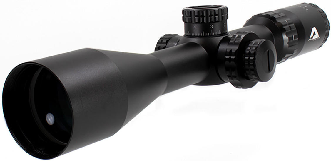 Aim Sports Alpha 6 2.5-15X50 30mm Riflescope with MR1 MRAD Reticle, Black