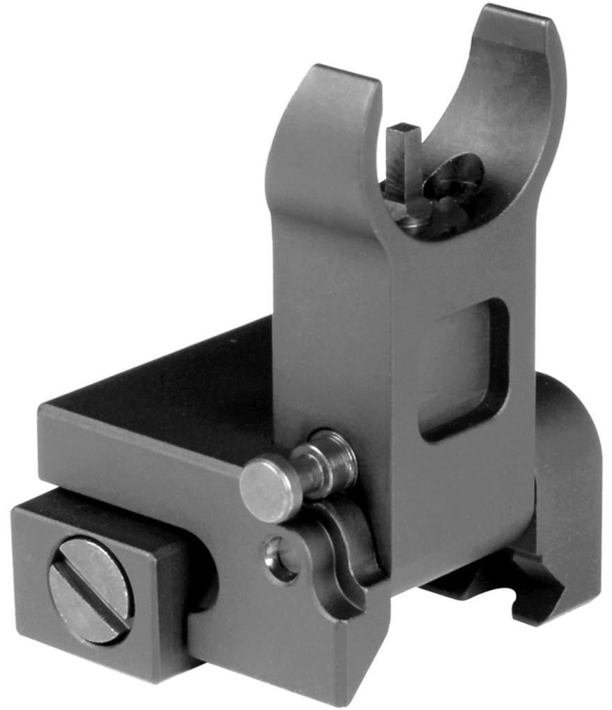 Aim Sports AR Low Profile Front Flip Up Sight, Black