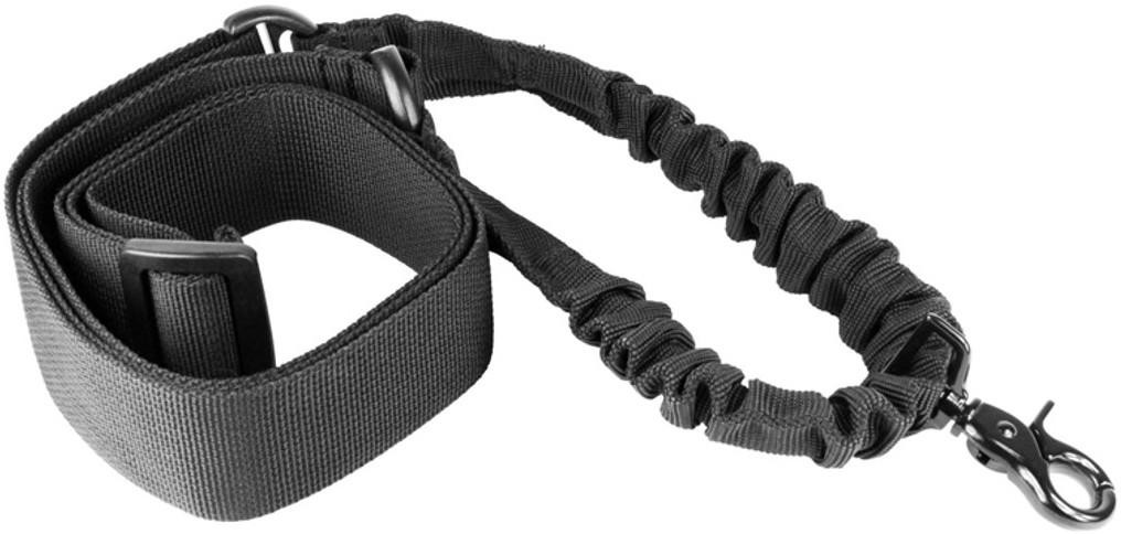 Aim Sports One Point Bungee Rifle Sling 25" Adjustable, Black