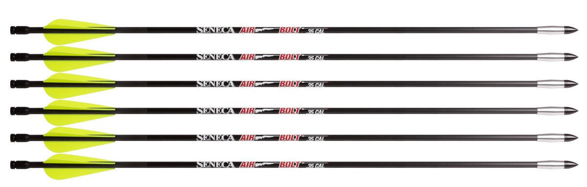 Air Venturi .35 Cal Air Bolt, 6 Pack, Black