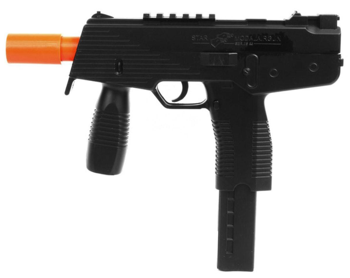 Airsoft DeltaForce Tactical KMP Full Size Airsoft SMG Pistol, Black