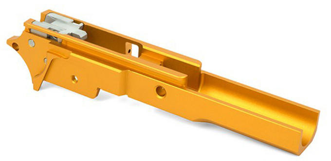 Airsoft Masterpiece 3.9 Aluminum Advance Frame No Marking, Gold