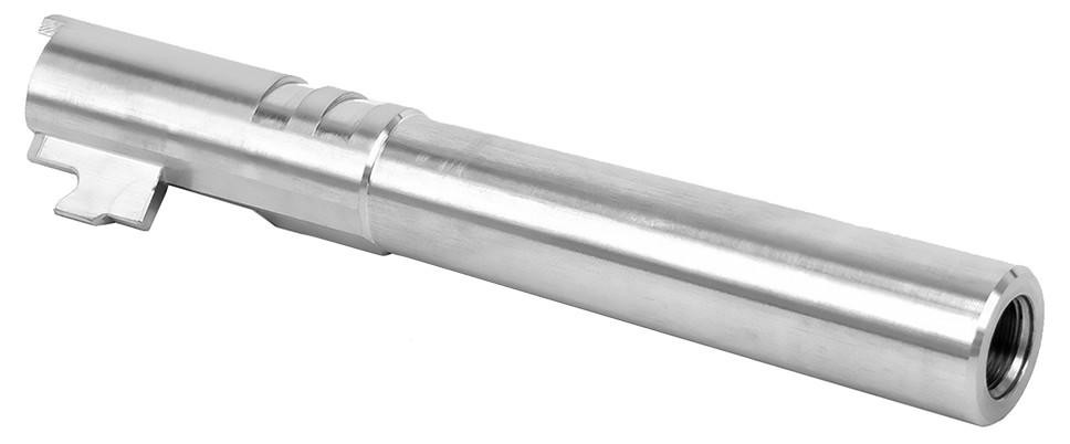 Airsoft Masterpiece Edge Custom Stainless Steel Outer Barrel for Hi-Capa 5.1, Silver