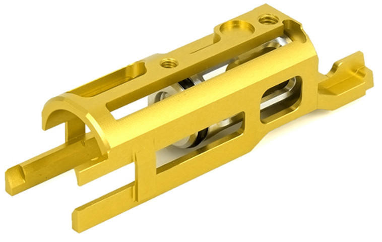 Airsoft Masterpiece Edge Version 2 Low FPS Aluminum Blowback Housing for Hi-Capa/1911, Gold