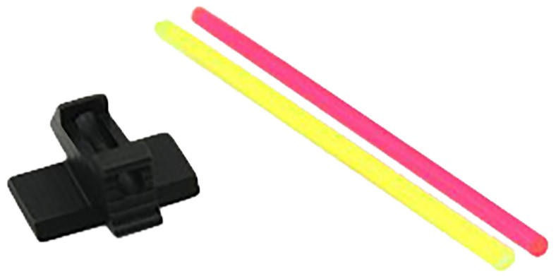 Airsoft Masterpiece Steel Fiber Front Sight w/ Fiber Strips For Tokyo Marui 4.3/5.1, Black