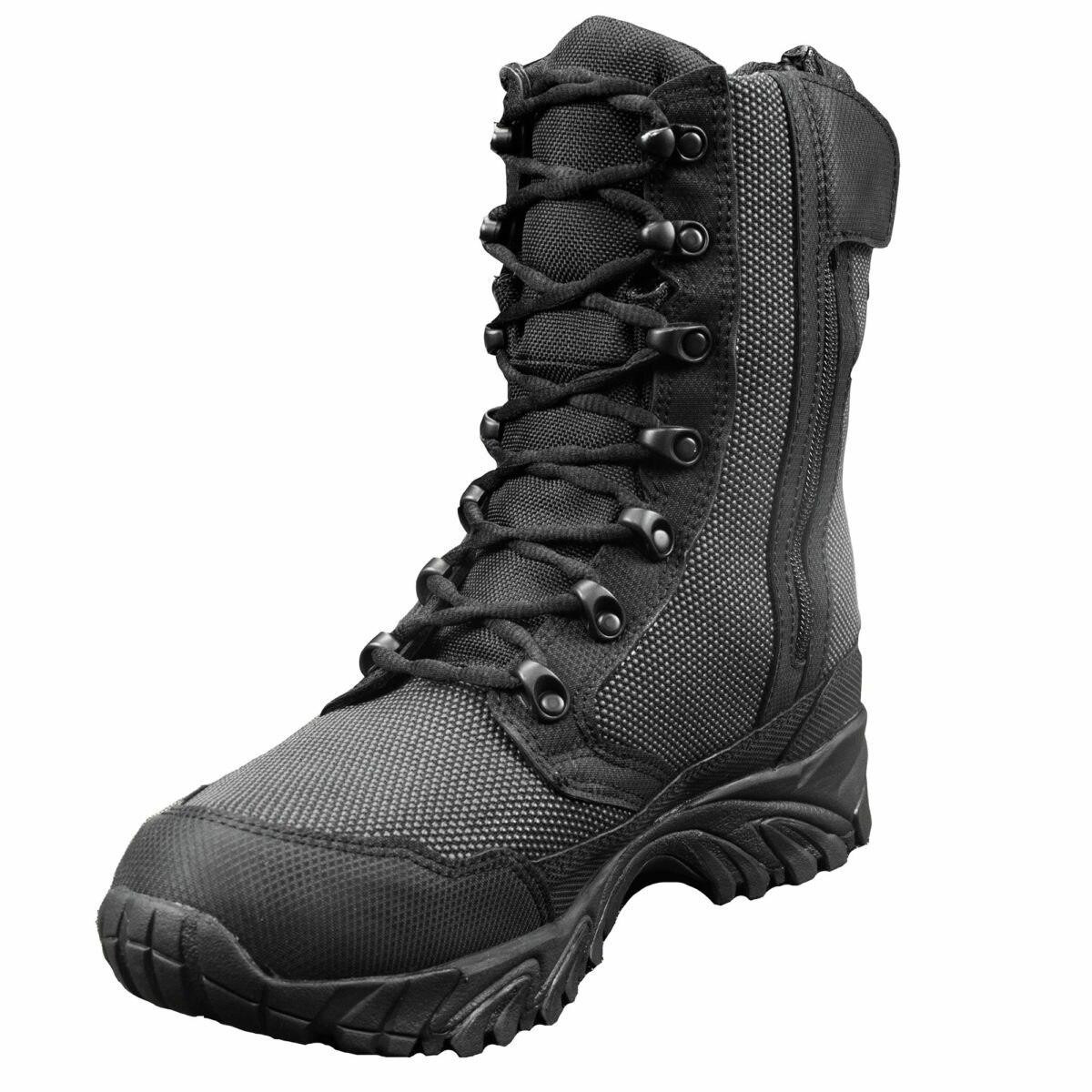 Altai 8" Side Zip Waterproof SuperFabric Mesh Tactical Boots, Black