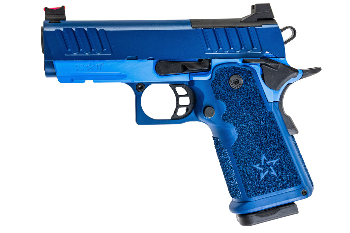 EMG Staccato Licensed CS Compact 2011 GBB Airsoft Pistol (Model: Master Grip / Standard / Green Gas)