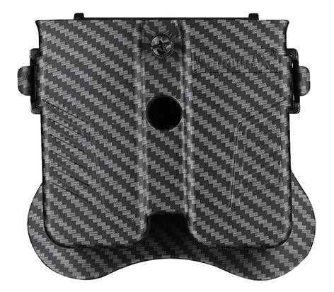 Amomax Universal Double Pistol Mag Pouch, Carbon Fiber