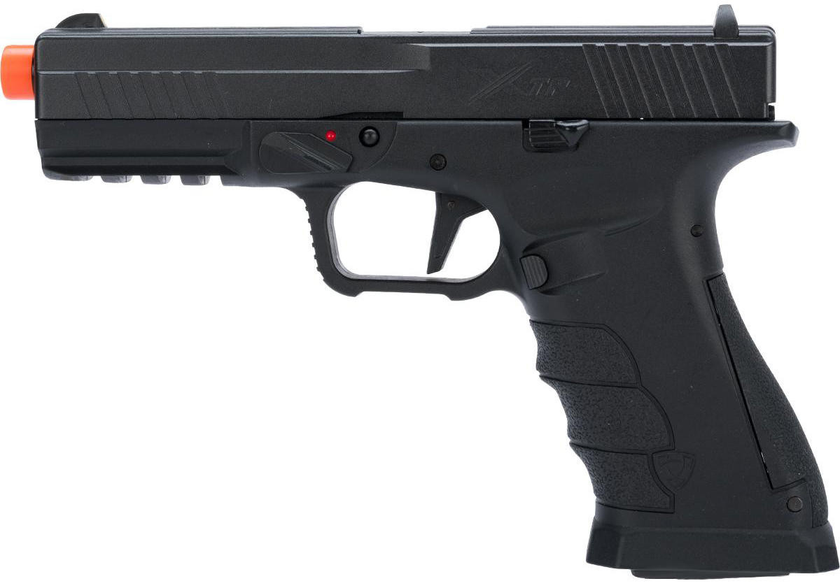 APS XTP CO2 Gas Blowback Airsoft Pistol, Black