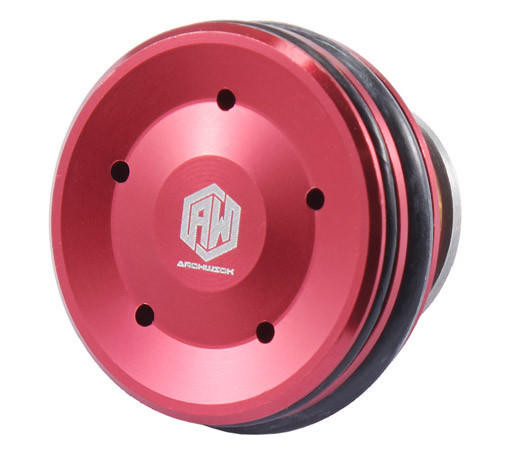 Archwick Aluminum Type 1 Double O-Ring Piston Head, Red