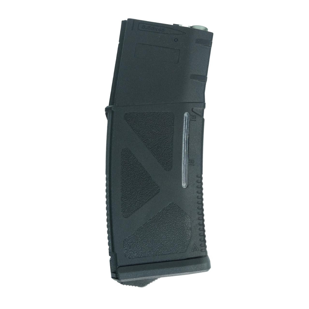 Arcturus AR MOD1 M4/M16 200rds Mid-Cap Windowed EMM Magazine, Black