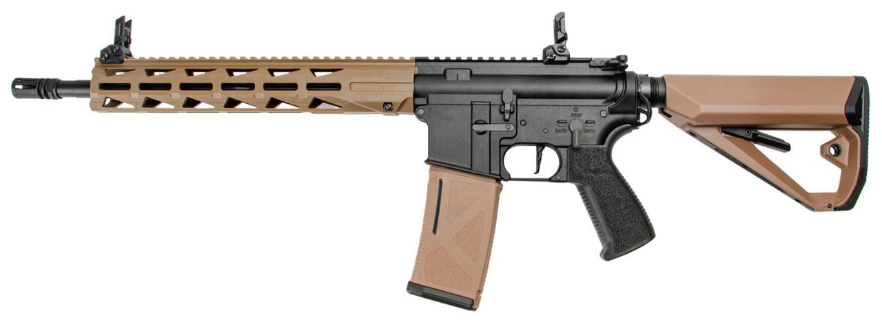 Arcturus LWT MK-III Carbine 12" Sport AEG SE Airsoft Rifle Starter Pack, Black/Tan