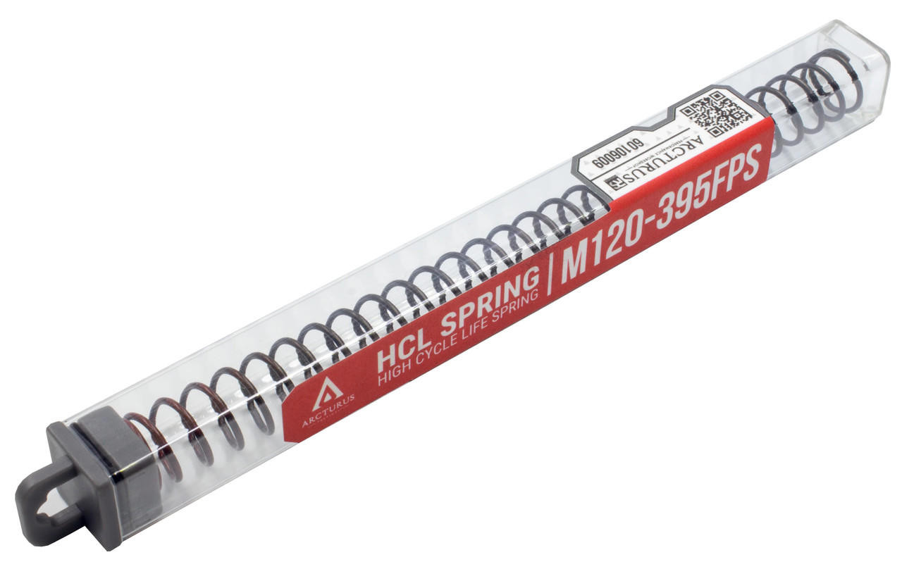 Arcturus RS High Cycle Life M120 / 395FPS Airsoft AEG Spring, Red