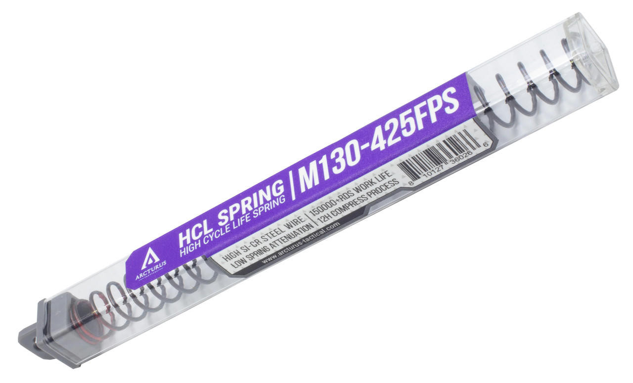 Arcturus RS High Cycle Life M130 / 425FPS Airsoft AEG Spring, Purple