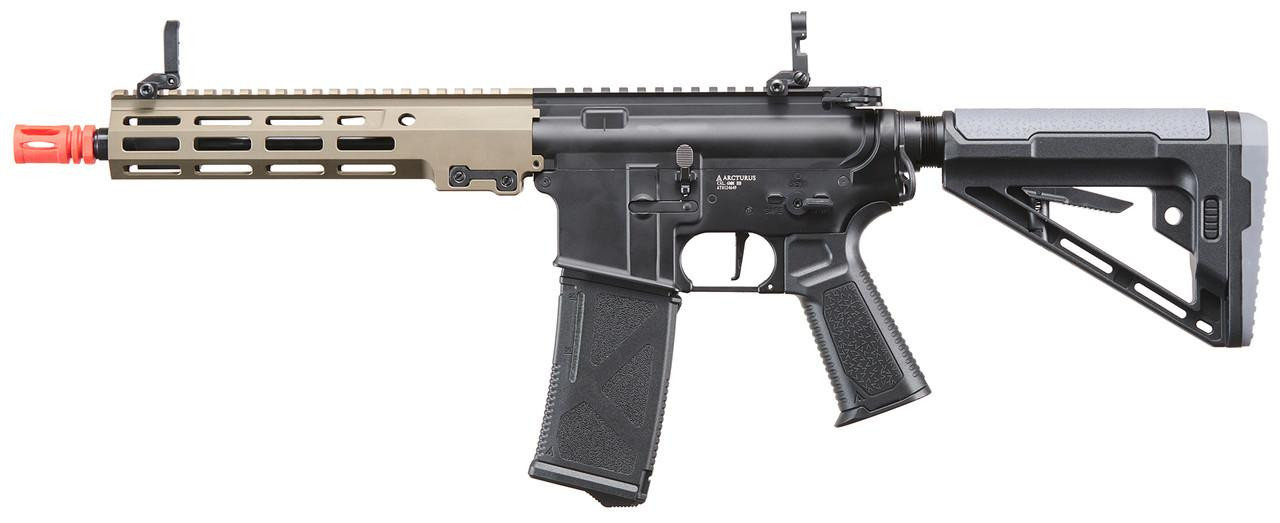ARCTURUS Saber URGI MK16 9.5' AEG FE Special Edition Airsoft Rifle, Black/Tan