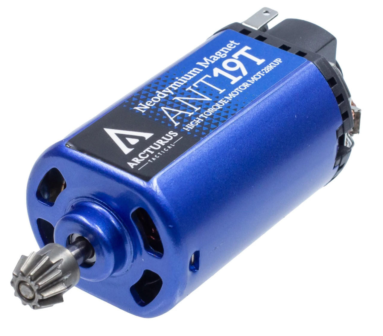 Arcturus Tactical High Torque 28K Neodymium 19T w/ MIM Steel Pinion Gear Airsoft AEG Motor, Short