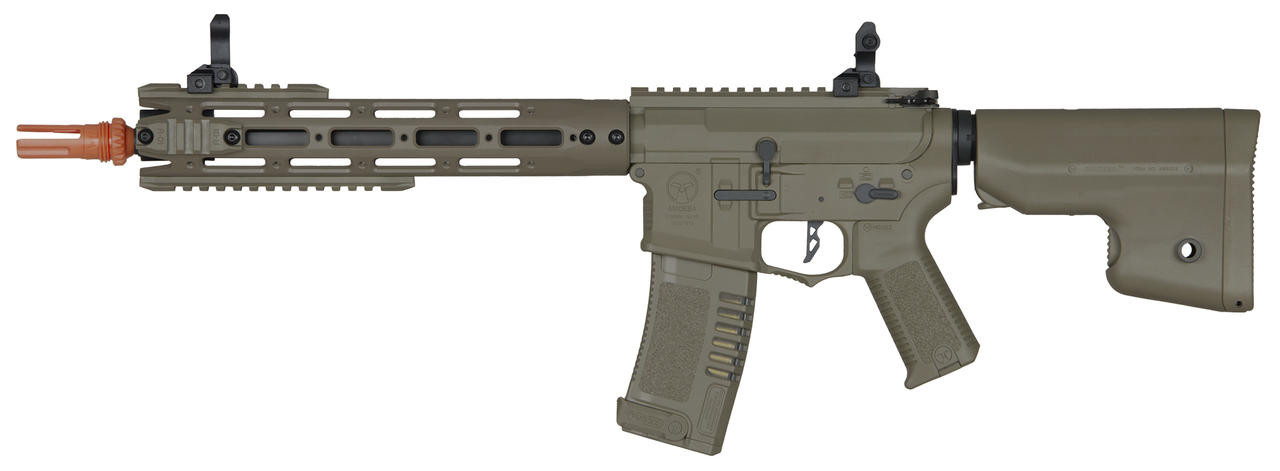 ARES Amoeba AM-009 16" RIS M4 Carbine Airsoft Rifle, Tan