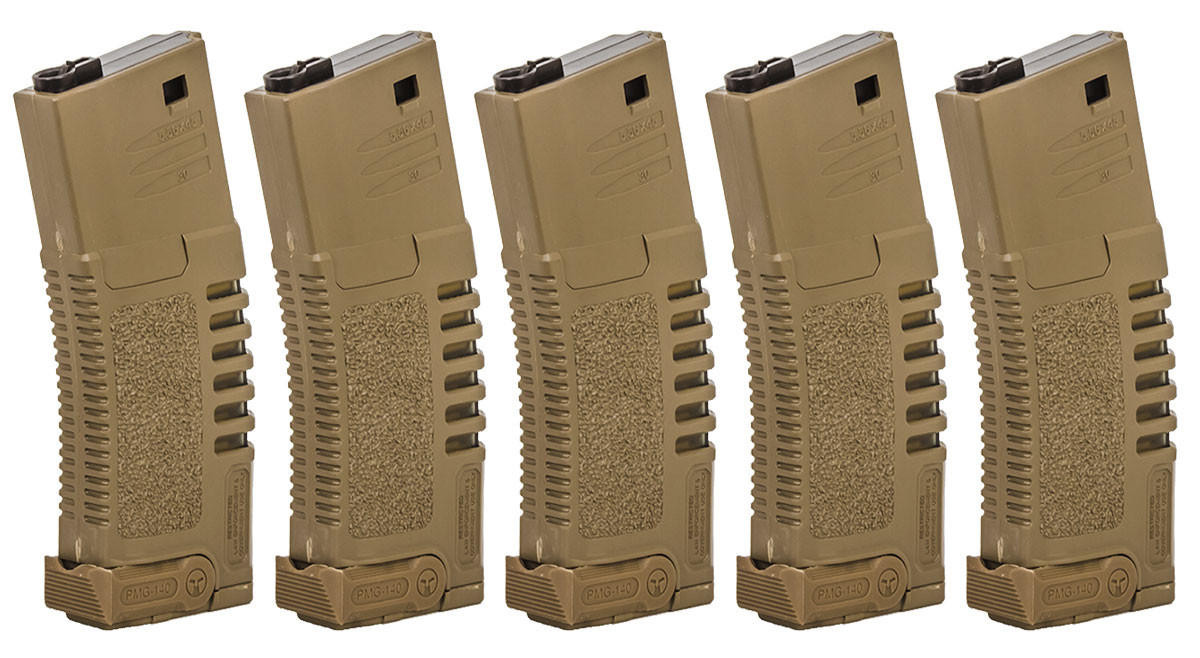 ARES Amoeba AM4 GEN2 140rd Mid-Cap Magazine, 5pack, DEB