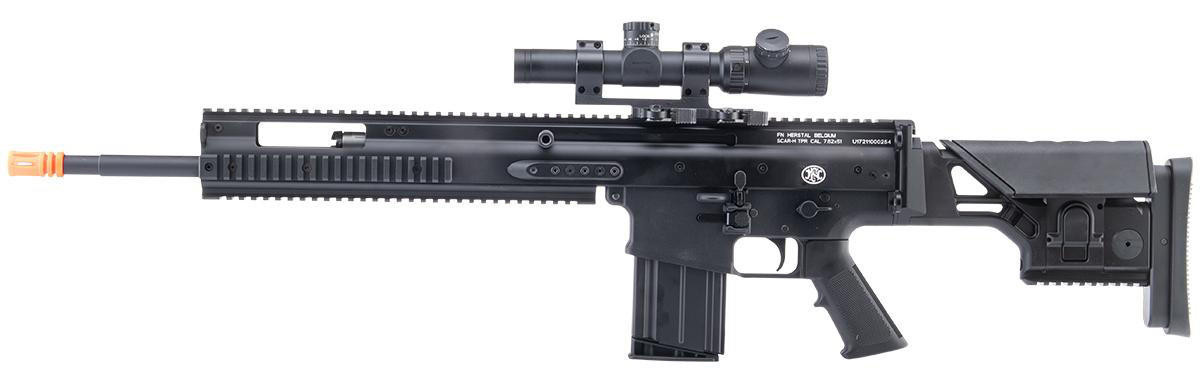 ARES Cybergun FN Herstal-Licensed SCAR-H TPR Airsoft AEG Rifle, Black