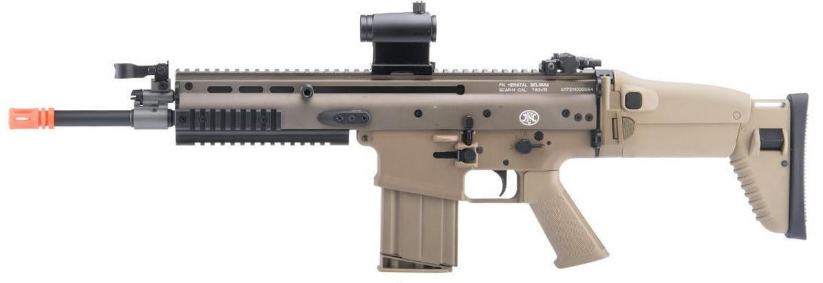ARES Cybergun FN Herstal Licensed SCAR-H Airsoft AEG Rifle, Tan