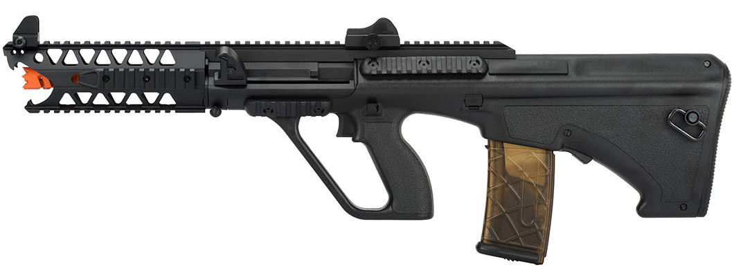 Army Armament AUG 7" Raptor AEG Airsoft Rifle, Black