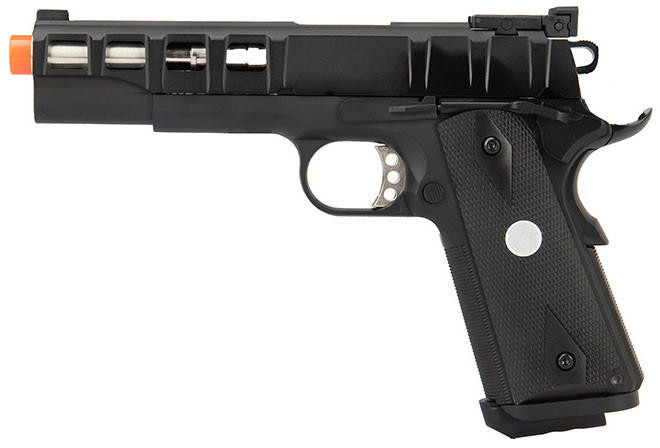 Army Armament Full Metal R30 1911 GBB Airsoft Pistol, Black
