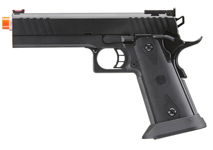 Army Armament R609 Hi-Capa Gas Blowback Airsoft Pistol, Black