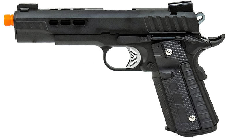 Ascend KP1911 Custom Gas Blowback Airsoft Pistol, Black