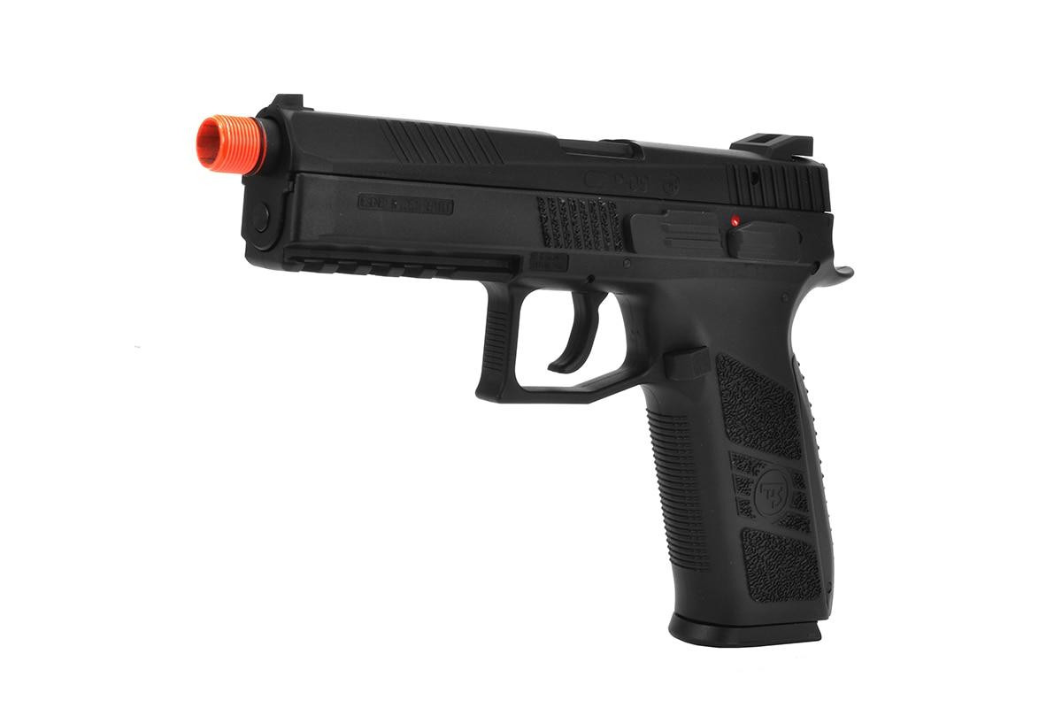 ASG CZ P-09 Gas Blowback Airsoft Pistol w/ Threaded Outer Barrel