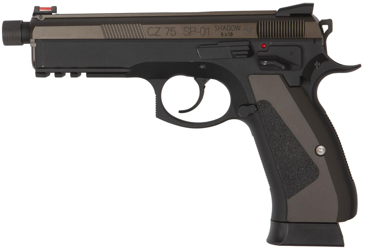 ASG CZ SP-01 Shadow Special Edition Full Metal CO2 Blowback Airsoft Pistol, Bronze
