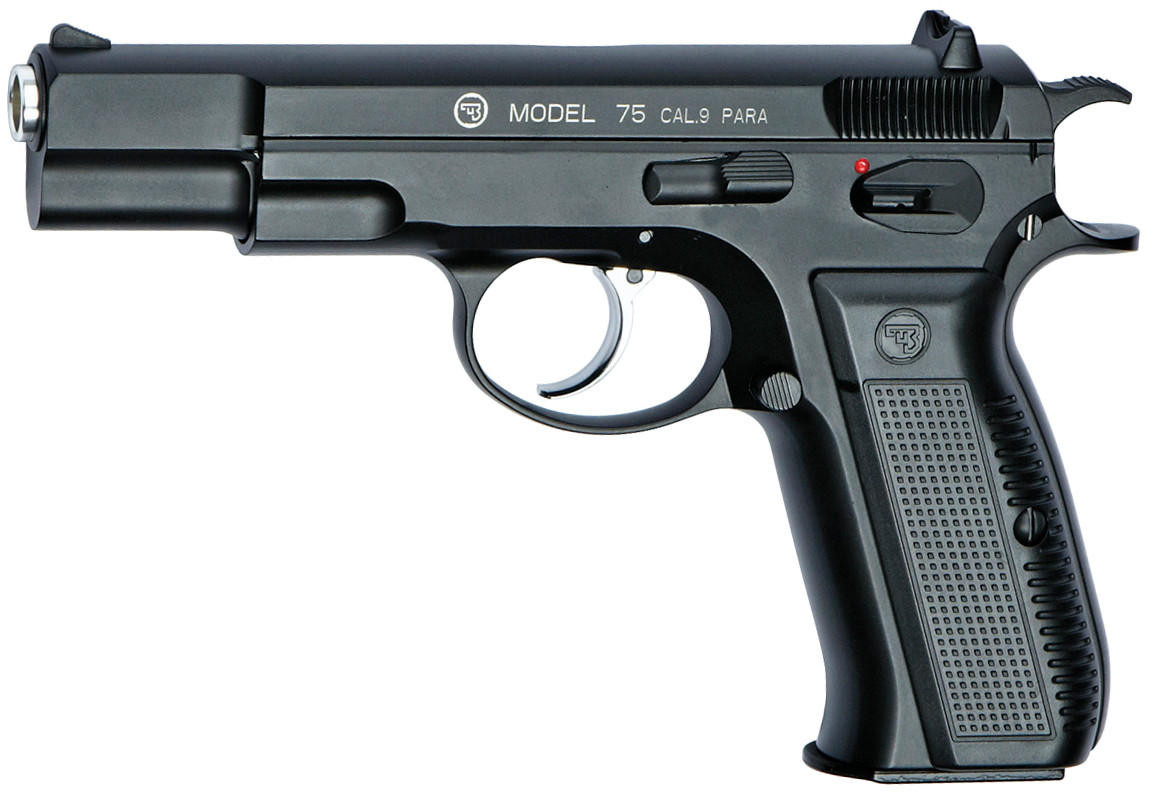 ASG CZ75 Full Metal Gas Blowback Airsoft Pistol, Black