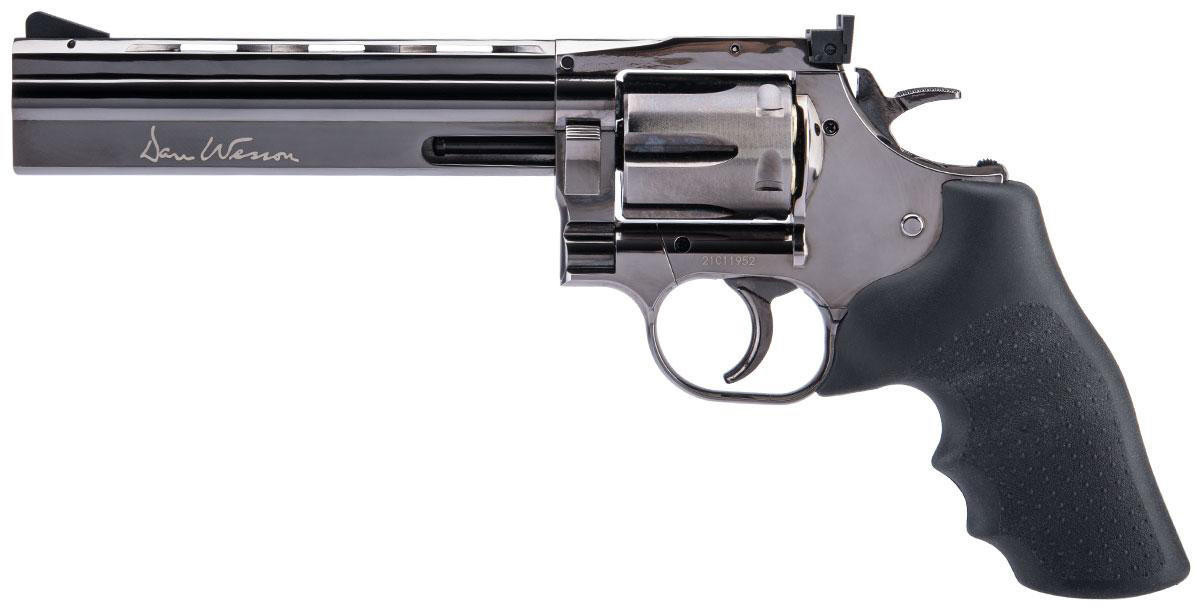 ASG Dan Wesson 715 6" CO2 Airgun Revolver, Silver