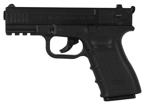 ASG ISSC M22 .177 Cal CO2 Non-Blowback Airgun Pistol, Black