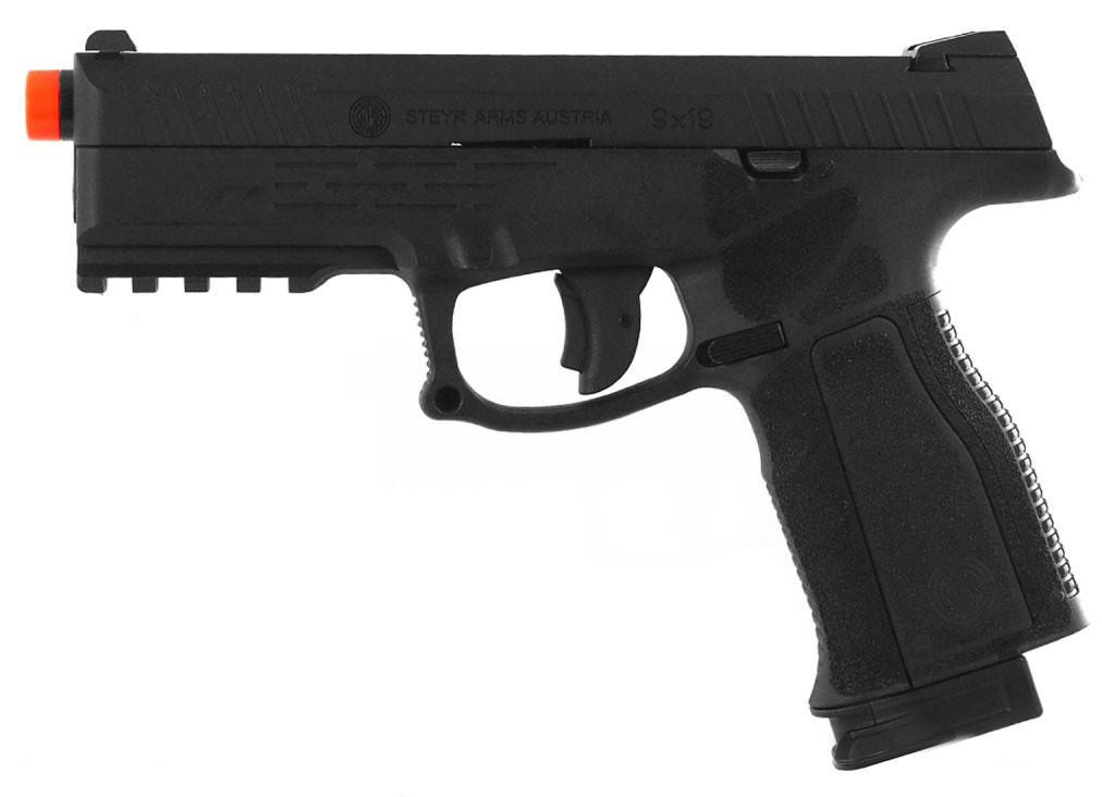ASG Steyr L9-A2 Gas Blowback Airsoft Pistol, Black
