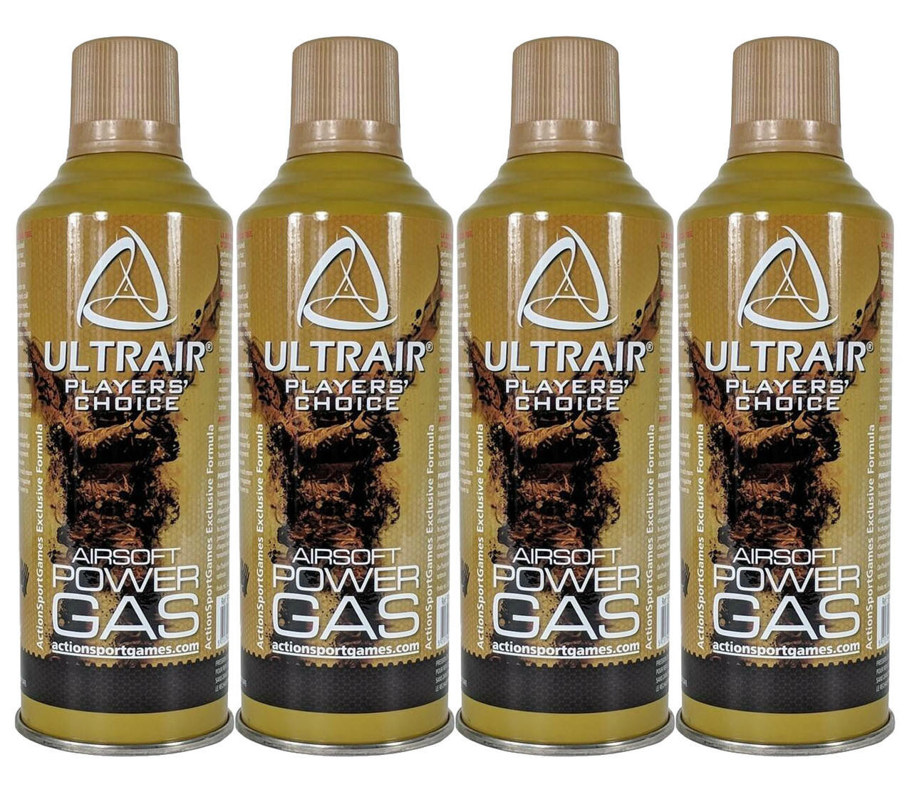 ASG ULTRAIR PowerGas 8oz. Bottle, 4-Pack