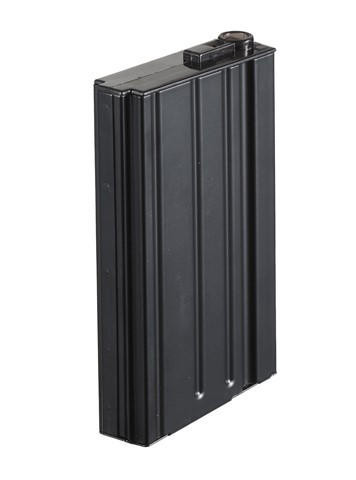 Atlas Custom Works 110 Round Full Metal SR-25 Airsoft AEG Mid-Capacity Magazine, Black