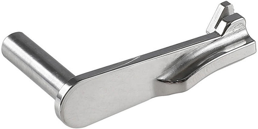 Atlas Custom Works Stainless Steel Type 6 Slide Stop for Hi-Capa Airsoft Gas Blowback Pistols, Silve