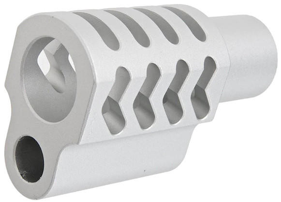 Atlas Custom Works Type 5 Compensator for Tokyo Marui 1911 Airsoft Pistols, Silver