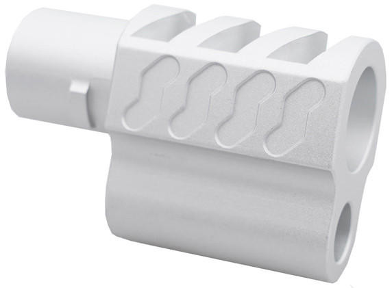 Atlas Custom Works Type 8 Compensator for Tokyo Marui 1911 Airsoft Pistols, Silver
