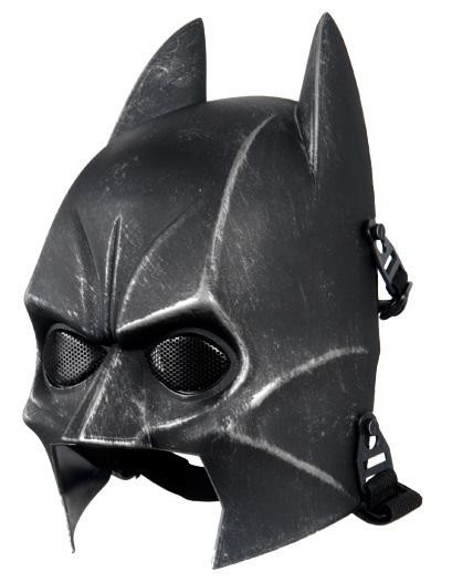 Batman Airsoft Mask, Weathered Black