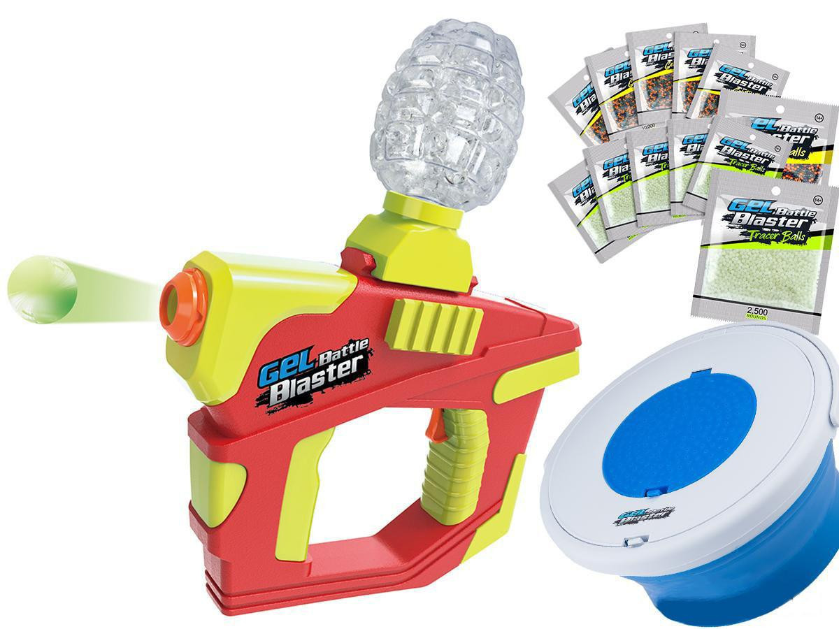 Battle Blaster Gel Blaster "Vortex" Unstoppable Package, Ironman Red
